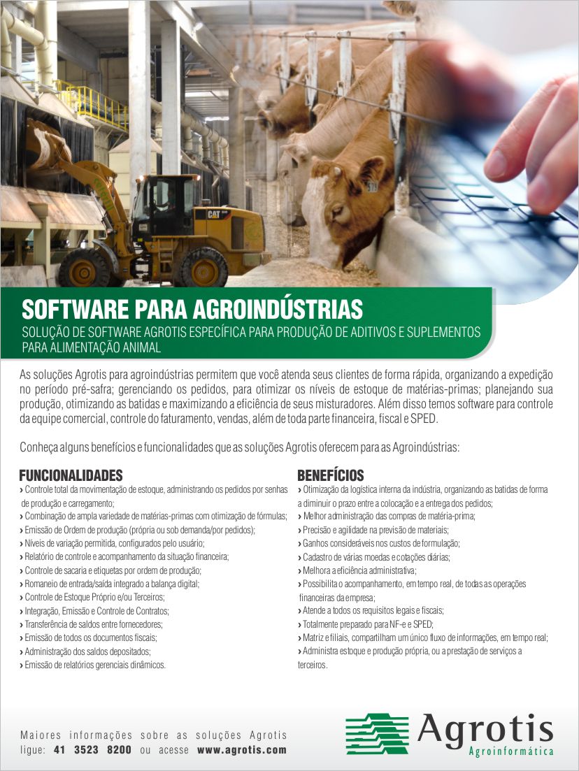 Folder Software para Agroindústrias