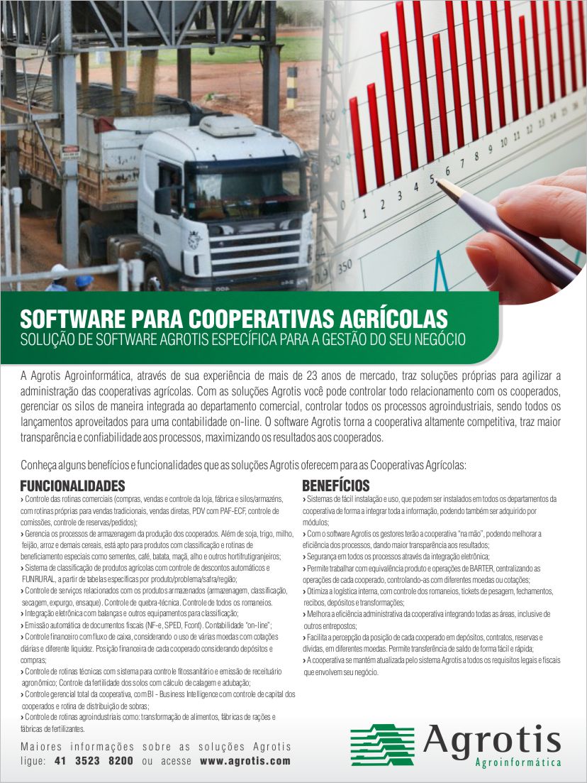 Folder Software para Cooperativas Agrícolas